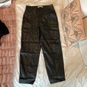 Zara faux leather pants